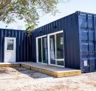 L Shape Container Home - The Lubbock - Bob's Containers