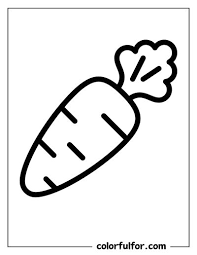carrot coloring page