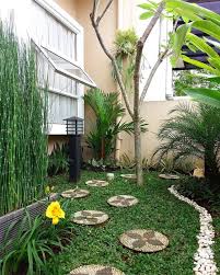Taman belakang rumah super minimalis; 30 Ide Desain Taman Minimalis Di Lahan Sempit Belakang Rumah Schluman Art