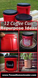 May 13, 2021 · you can customize your coffee bar to fit your household's tastebuds, mixing in hot cocoa pouches, tea bags and other drinks for everyone else to sip on. Easy Repurpose Ideas Empty Coffee Canisters Texas Homesteader