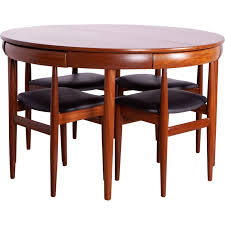 Mid century modern teak dining table and chairs. Set Of 5 Mid Century Teak Dining Table Chairs By Hans Olsen For Frem Rojle 1960s Design Market