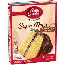 That means my gluten free cake options are yellow cake. Betty Crocker Supermoist Cake Mix Butter Recipe Yellow 15 25oz Target