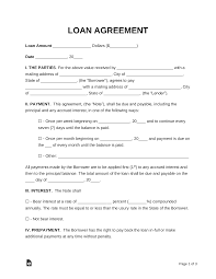 Loan contract example loan agreement contract download document black box corp 2017 8 k current report sample loan contract by manu gupta examples document black box corp 2017 8 k. Free Loan Agreement Templates Pdf Word Eforms