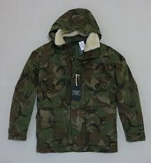 Abercrombie Men Camo Combat Parka Outerwear Jacket Size M Xl New With Tags Ebay