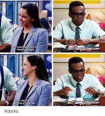 Two Nerds Thegoodplace Williamjacksonharper Chidianagonye Brooklyn99 Amysantiago Netflix B99 Tgp N The Good Place Brooklyn Nine Nine Best