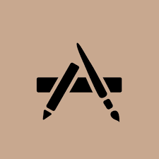 Appstore Icon Beige In 2020 Iphone Icon App Icon Icon