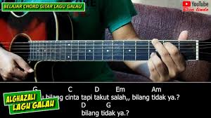Al Ghazali Lagu Galau Tutorial Chord Mudah Youtube