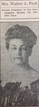 Biographical Sketch of Louise (Mrs. Walter A.) Peck
