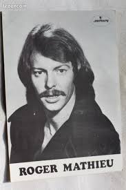 Cpm, Roger Mathieu, chanteur, carte postale