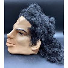 1987 Michael Jackson Cesar Masquerade Full Head Face Mask Vintage READ