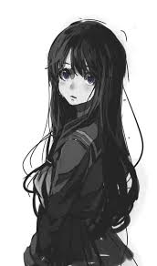 صور انمي اسود ابيض Facebook