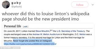 She has appeared on bbc news, bbc world news, bbc red button and bbc radio. Louise Linton S Instagram Outfit Cost 15 000 Express Digest