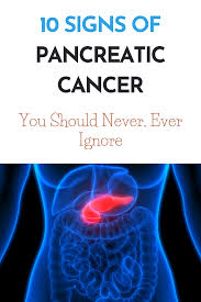 Because the pancreas is located in your abdomen behind your stomach, a common symptom of pancreatic cancer is experiencing a dull pain in the stomach due to it pressing on the organ. 10 Signs Of Pancreatic Cancer You Should Never Ever Ignore