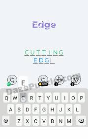 Follow link below photo for all answers for this game. Dingbats Level 113 Edge Answer Daze Puzzle