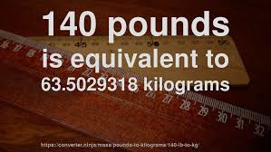 140 Lb To Kg How Much Is 140 Pounds In Kilograms Convert ›› convert pound to kilo. units converter ninja