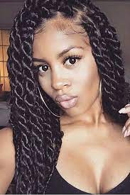 Jumbo Twist Coiffure Braids Coiffure Vanille Coiffures Cheveux Noirs