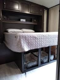 Coffee table dog bed ideas roy home design from table with dog bed underneath. Ideas For Adding A Dog Crate Or Kennel To An Rv Rv Inspiration