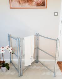 Porte Serviettes Vintage En Bois Bleu Towel Rack Etsy Porte Serviette Bois Bleu Serviettes