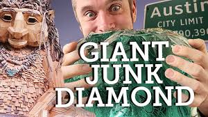 Giant junk necklace in Austin