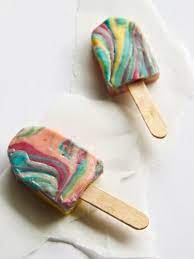 Raspberri Cupcakes Rainbow Paddle Pop Fudge Fudge Fudge Popsicles Rainbow Popsicles