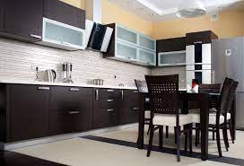 Wenge And Aluminum Glass Cabinet Doors Modern Kitchen Cabinet Design Contemporary Kitchen Cabinets Kitchen Cabinet Design