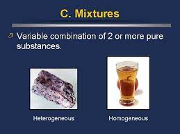 Classification Of Matter Stuff Of Which All Materials