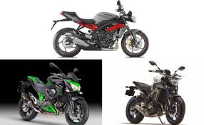 $8,999 buys an awful lot of motorcycle. Yamaha Mt 09 Vs Kawasaki Z800 Vs Triumph Street Triple Specifications Comparison