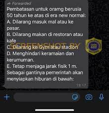 Contextual translation of di atas atau diatas into english. Cek Fakta Usia Diatas 50 Tahun Dilarang Ke Mal Dan Kafe Saat New Normal