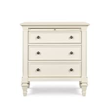 Magnussen Home Ashby Patina White Four Drawer Nightstand 71930 Night Stands Bedroom Drawer Nightstand Furniture
