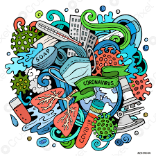 Maybe you would like to learn more about one of these? Dibujos Animados Vector Garabatos Coronavirus Ilustracion Colores Brillantes Epidemia Vector De Stock Crushpixel