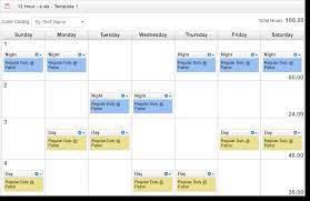 The shift plan, rota or roster (esp. 7 Different 12 Hour Shift Schedule Examples To Cover Round The Clock