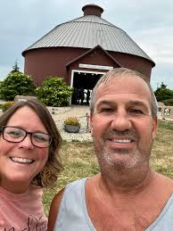Barn roof with many colors in Howard County Indiana