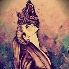 Pin By Hmyra Tomris On Kurt Kadin Asena In 2020 Girl Drawing Wolf Girl Art
