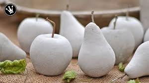 Apfel Aus Beton In Verschiedenen Grossen Von Feinbeton Auf Dawanda Com Ideen Rund Ums Haus Pinterest Black White Gold White Gold And Shelves