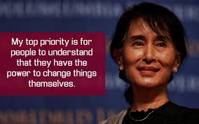 Suu kyi was a hero of democracy in her home country of myanmar, for being both a former political prisoner who spent two decades under. 16 Aung San Suu Kyi Quotes That Prove You Don T Need To Be Fierce To Be Strong