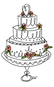 Peach Green Wedding Cake Illustration Wedding Invite Cake Surfacedesign Greetingcard Copyright Alan Cake Drawing Cake Illustration Wedding Cake Drawing