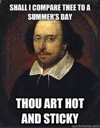 You Re Hot And Sticky Funny Quotes Shakespeare Meme English Teacher Humor