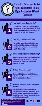 Looking For The Right Company To Hire Among Background Check Vendors Is A Critical Process You Re Entrust Background Check Essential Questions Criminal Record