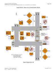 Typical Application 20 Detour For A Closed Street Cmc