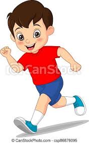 Watch most popular free cartoon video clips online (top 1000). Vector Illustration Of Cartoon Funny Little Boy Running Canstock
