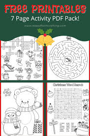 Don't we all love the snow and the beautiful lights with decorations? Free Christmas Worksheets Coloring Sheets Word Search More Leap Of Faith Crafting