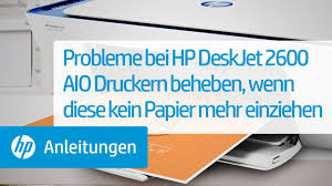 Apr 12, 2020 · deskjet 2600 series. Probleme Bei Hp Deskjet 2600 All In One Druckern Beheben Wenn Diese Kein Papier Mehr Einziehen Youtube