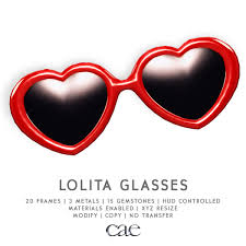 Special promotions · prescription glasses · satisfaction guaranteed Second Life Marketplace Cae Heart Shaped Glasses Bagged