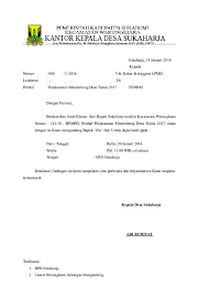 Apa yang dimaksud dengan surat undangan? Contoh Undangan Musrenbangdes Ilmusosial Id