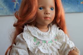 Doll With Long Hair in a Dress