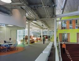 A Couple Photos From Google Headquarters In Mountain View California Office Design Design Google Headquarters