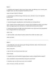 Berikut 101 nama nabi muhammad saw diantaranya: Paket 1