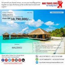 Promo Tour Maldives Yuks Di Pilih Masih Banyak Lagi Promo Tour Domestik Dan Internasional Paket Tour Belum Termasuk Tiket Pesawat Maldives Dunia Bepergian