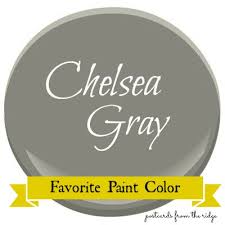 Maybe you would like to learn more about one of these? Favorite Paint Color Benjamin Moore Chelsea Gray Postcards From The Ridge