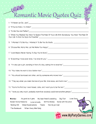 🚨 —putter34942 —rararaaagagaoolala —mejw —kaylayandoli —alyssaa4c12e257. Bridal Shower Romantic Movie Quotes Quiz My Party Games